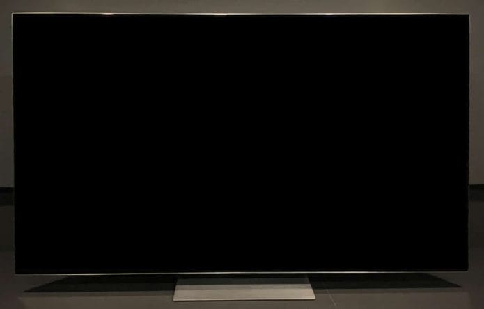 Frontabbildung des G2 OLED Evo TV von LG