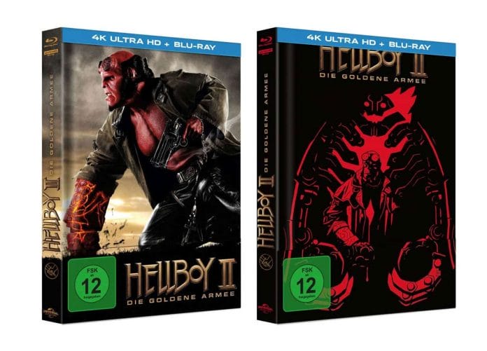 Auf je 391 limitiert: Hellboy II 4K UHD Blu-ray Mediabooks