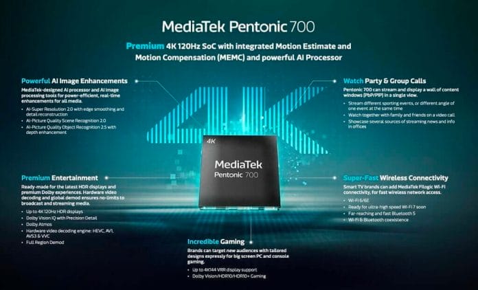 Der MediaTek Pentonic 700 biete eine beeindruckende Feature-Vielfalt.