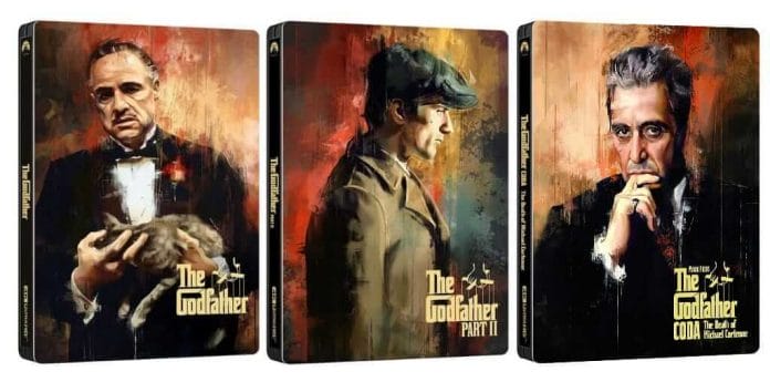 Der Pate I-III im 4K Blu-ray Steelbook (vorläufige Cover)