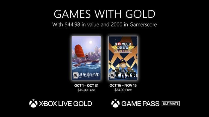 Die Xbox Games with Gold für Oktober 2022 sind bekannt.