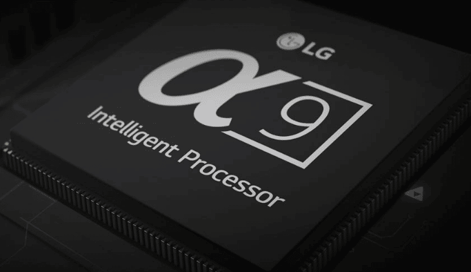 Der Alpha 9 Gen 5 Bildprozessor mit AI bildet das Herz des LG C2 OLED TV