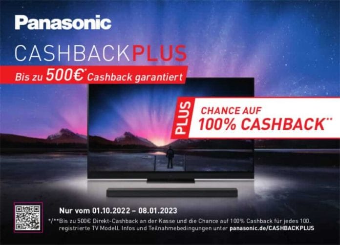 Panasonic startet eine neue Cashback-Aktion.