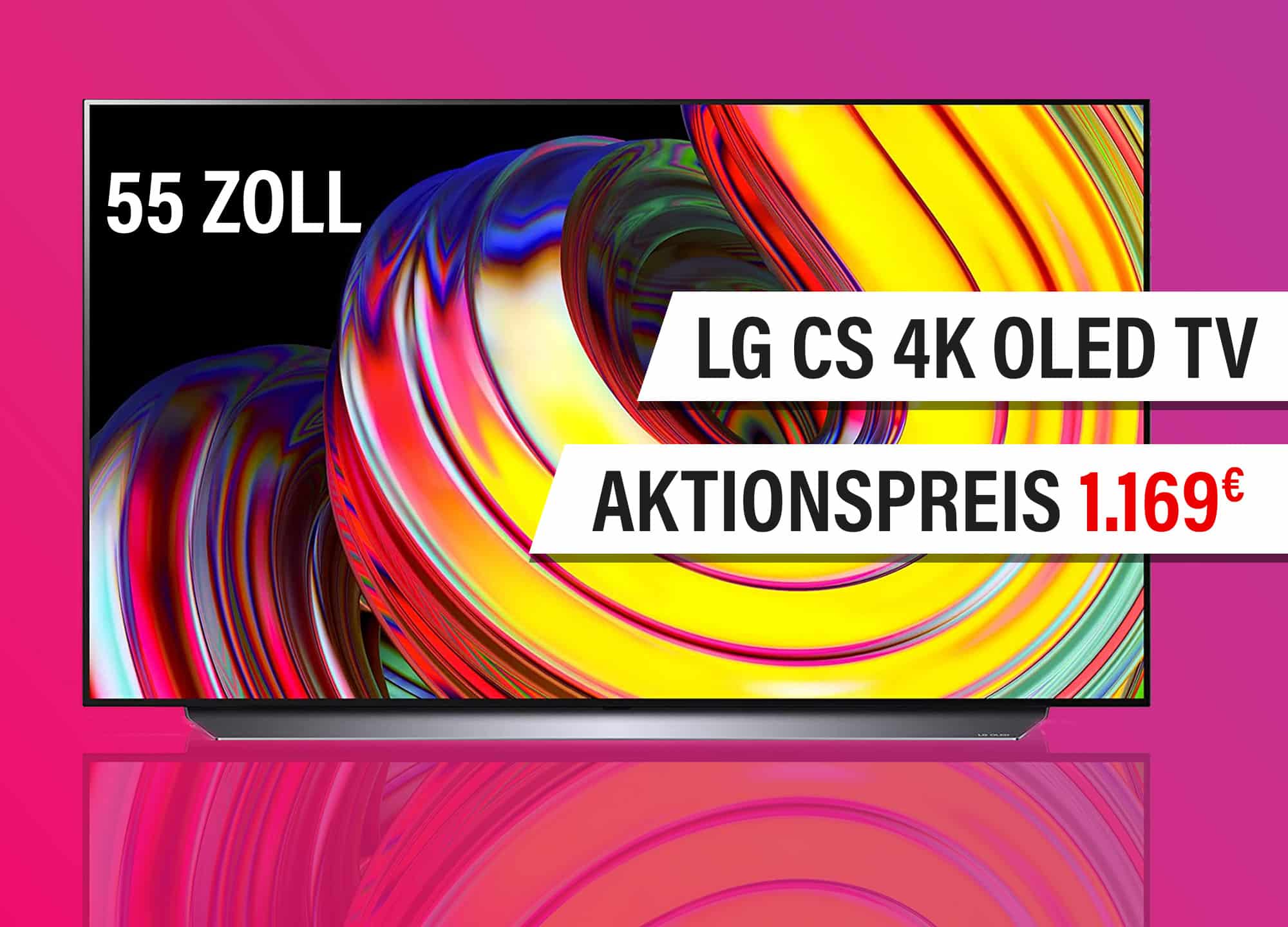 LG CS 4K OLED mit 55 Zoll im Tagesangebot: Zugreifen oder lieber