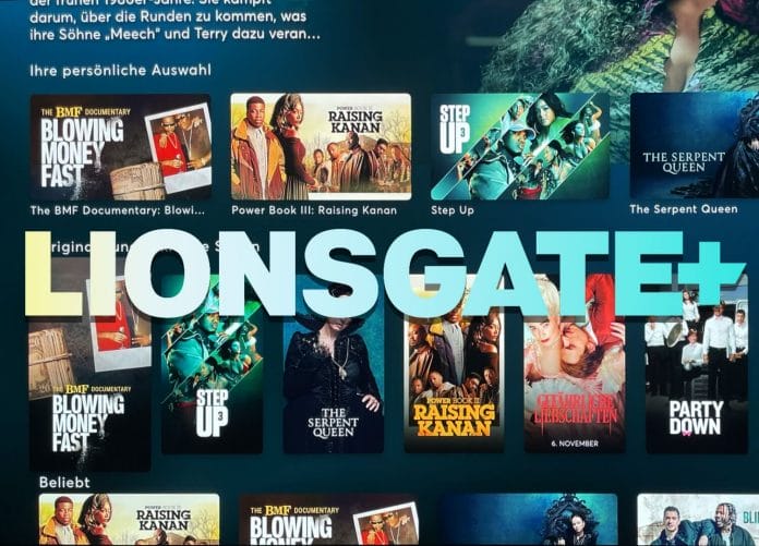 Lionsgate Plus (ehemals Starzplay) lockt mit einem Probeabo (bis zu 30 Tage)