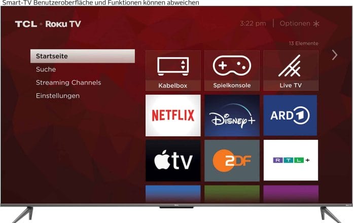 Roku TV soll mit zahlreichen Apps versorgen.