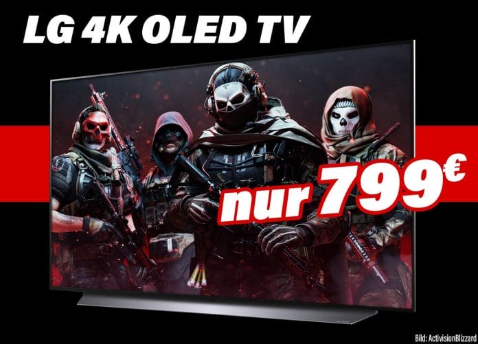 Preishammer: LG 4K OLED Fernseher (C1) mit 48 Zoll inkl. HDMI 2.1 für nur 799 Euro