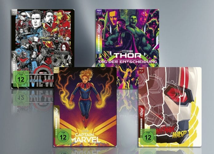 Die neuen Mondo-Steelbooks beliebter Marvel-Filme auf 4K Blu-ray