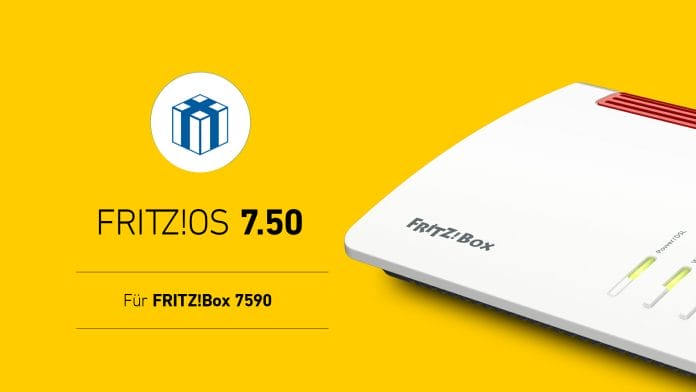 Die Fritz!Box 7590 erhält als Erstes Fritz!OS 7.50.