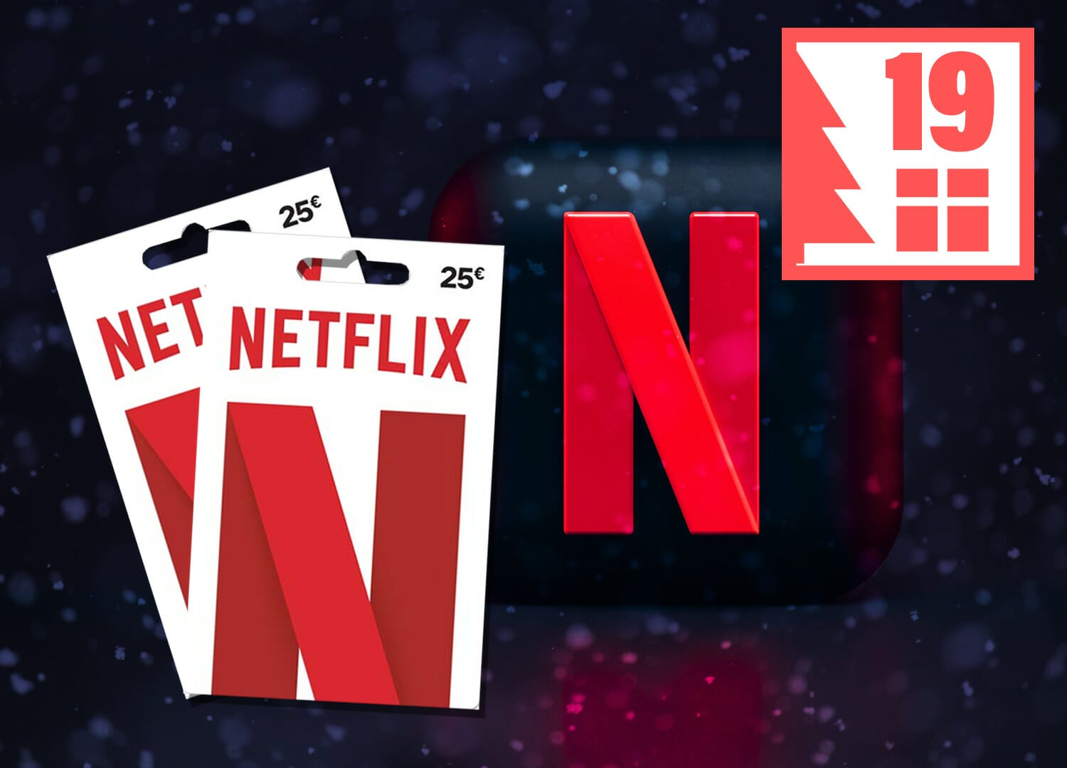 Euro von 25 2x 4K je Netflix-Gutscheinkarte im Filme Gewinnspiel: Wert -