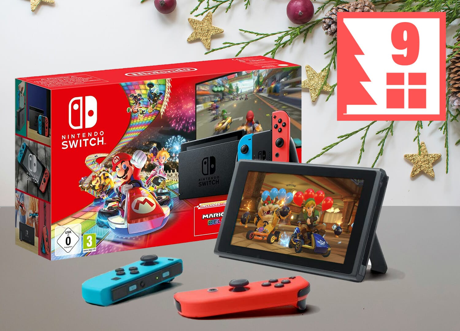 Gewinnspiel: Nintendo Switch Konsole + Mario Kart 8 Deluxe im