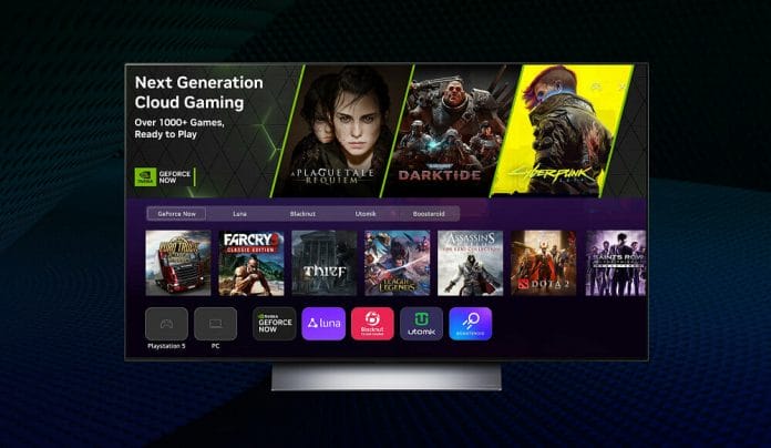 LG erweitert sein Cloud-Gaming-Angebot an Smart-TVs.
