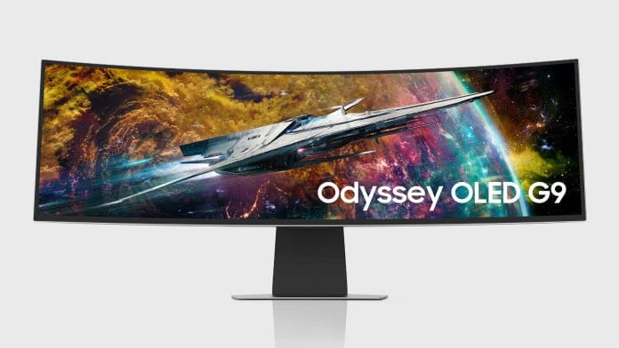 Der Samsung Odyssey OLED G9 nutzt ein QD-OLED-Panel.