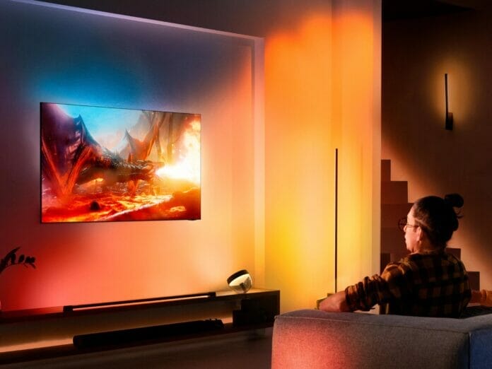 Ambilight am Samsung TV nachrüsten mit der Philips Hue Sync TV-App