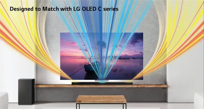 Die S9C Soundbar mit externem Subwoofer, perfekt für LGs C2/C3 OLED TV