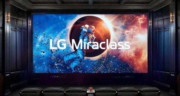 LG will mit Miraclass Kinos von LED-Screens überzeugen.