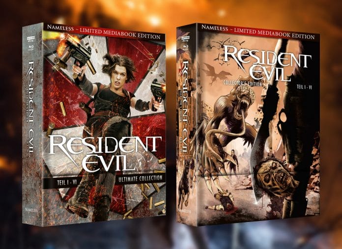Resident Evil 1-6 (4K Blu-ray) im Big-Mediabook auf je 250 Stück limitiert