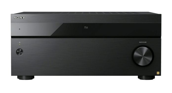 Die Front STR-AZ7000ES von Sony unterscheidet sich nicht von den kleineren Varianten