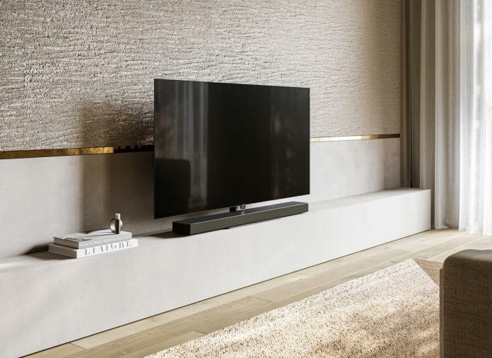 Wer hätte das gedacht, die Kombination aus Loewe Klanb bar3 MR und Loewe OLED TV passt perfekt zusammen