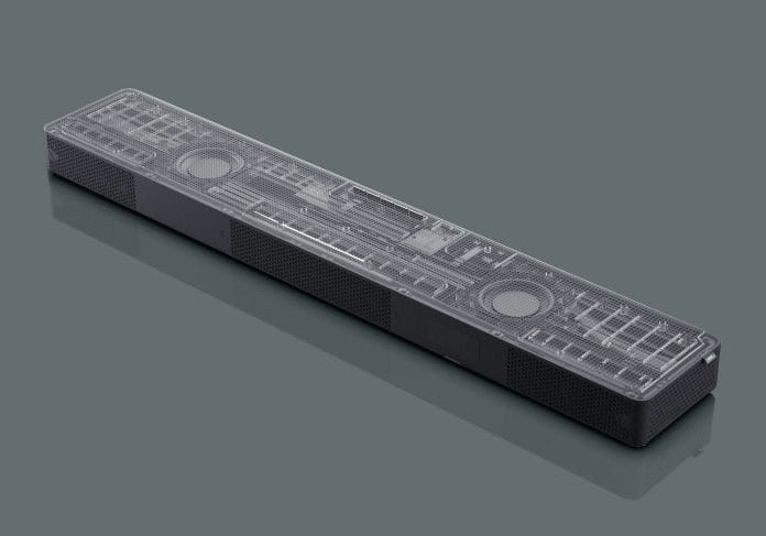 Die technischen Komponenten der Loewe klang bar3 MR Soundbar