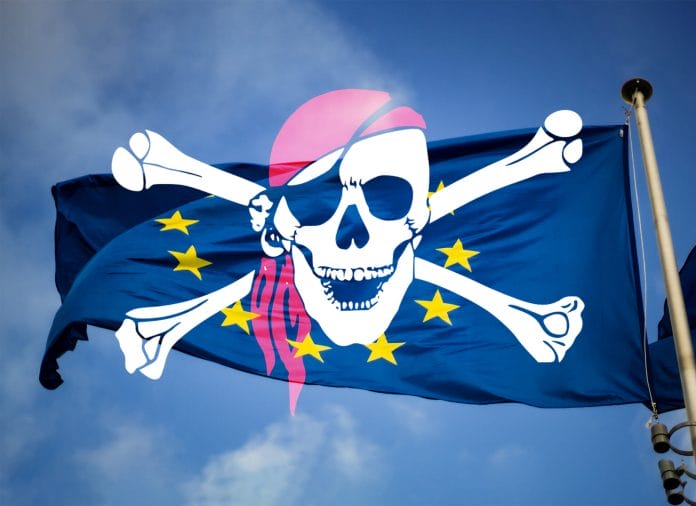 Ausgerechnet auf offiziellen EU-Websites findet sich Piraterie-Scam.