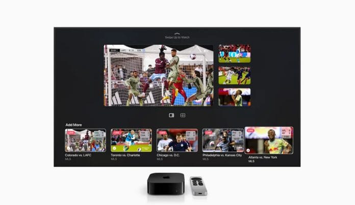 Apple führt einen neuen Multiview-Modus für Sport ein.
