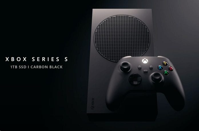 Die neue Xbox Series S in Carbon Black.