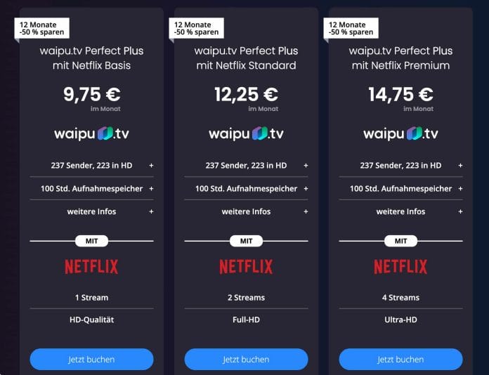 Die aktuellen Rabatte bei waipu.tv wirken erstaunlich günstig.
