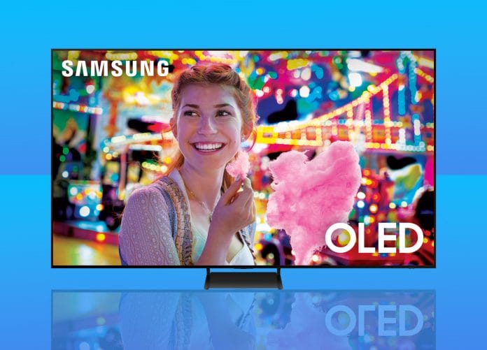 Die 83 Zoll Variante des Samsung S90C OLED TV setzt nicht wie die kleineren Modelle auf ein QD-OLED-Display
