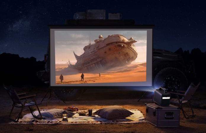 Bei so einem Anblick bekommt man doch Lust auf Outdoor-Kino mit dem Nebula Mars 3 Full-HD-LED-Beamer