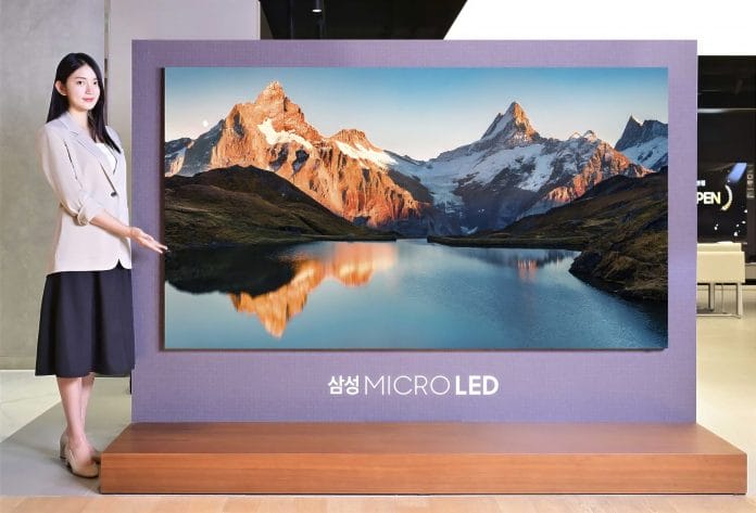 Der neue Samsung CX Micro-LED-TV mit 89 Zoll