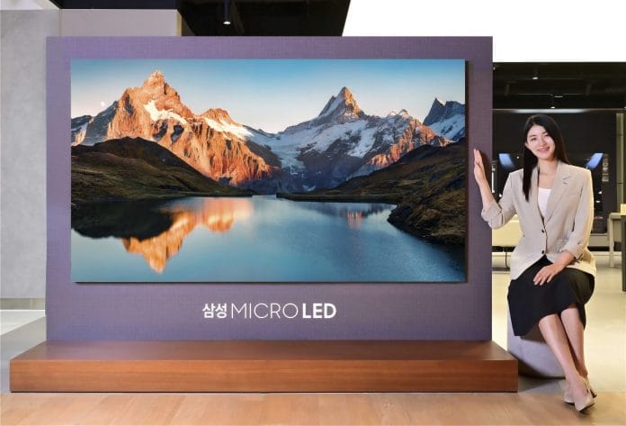 Der Samsung CX Miro-LED-TV kostet umgerechnet 100.000 US-Dollar