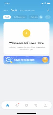 startbildschirm-govee-home-app