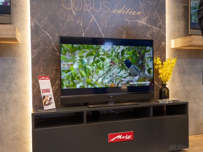85 Monate Garantie gewährt Metz auf den Cubus Edition 4K-HDR-TV mit 43 Zoll