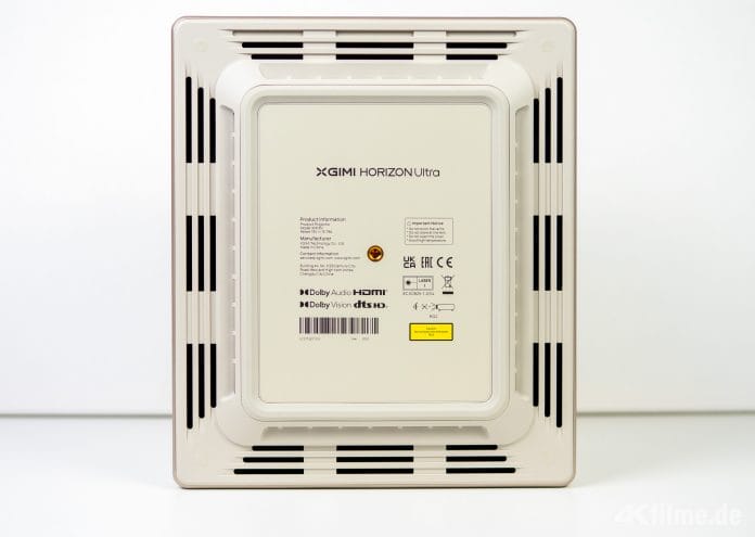 Unterseite Xgimi Horizon Ultra 4K LED-Laser-Beamer