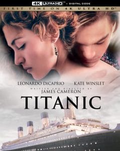 Frontabbildung Titanic auf 4K UHD Blu-ray (USA)