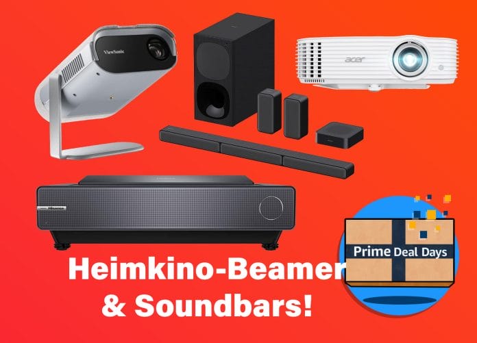 Reduzierte Heimkino-Beamer und Soundbars (Prime Deal Days)