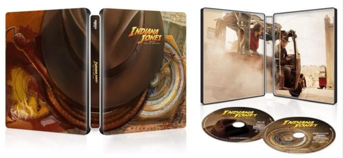 Indiana Jones und das Rad des Schicksals wurde in den USA als 4K Blu-ray Steelbook angekündigt.