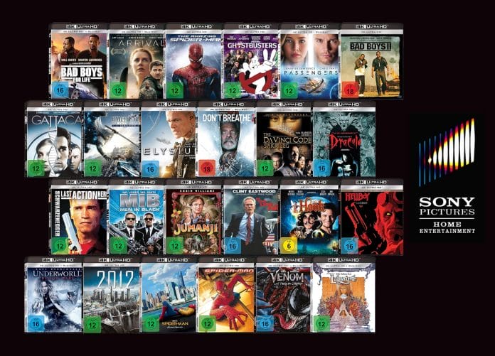 Sony bringt alles seine 4K UHD Blu-rays erneut auf den Markt (Re-Release)