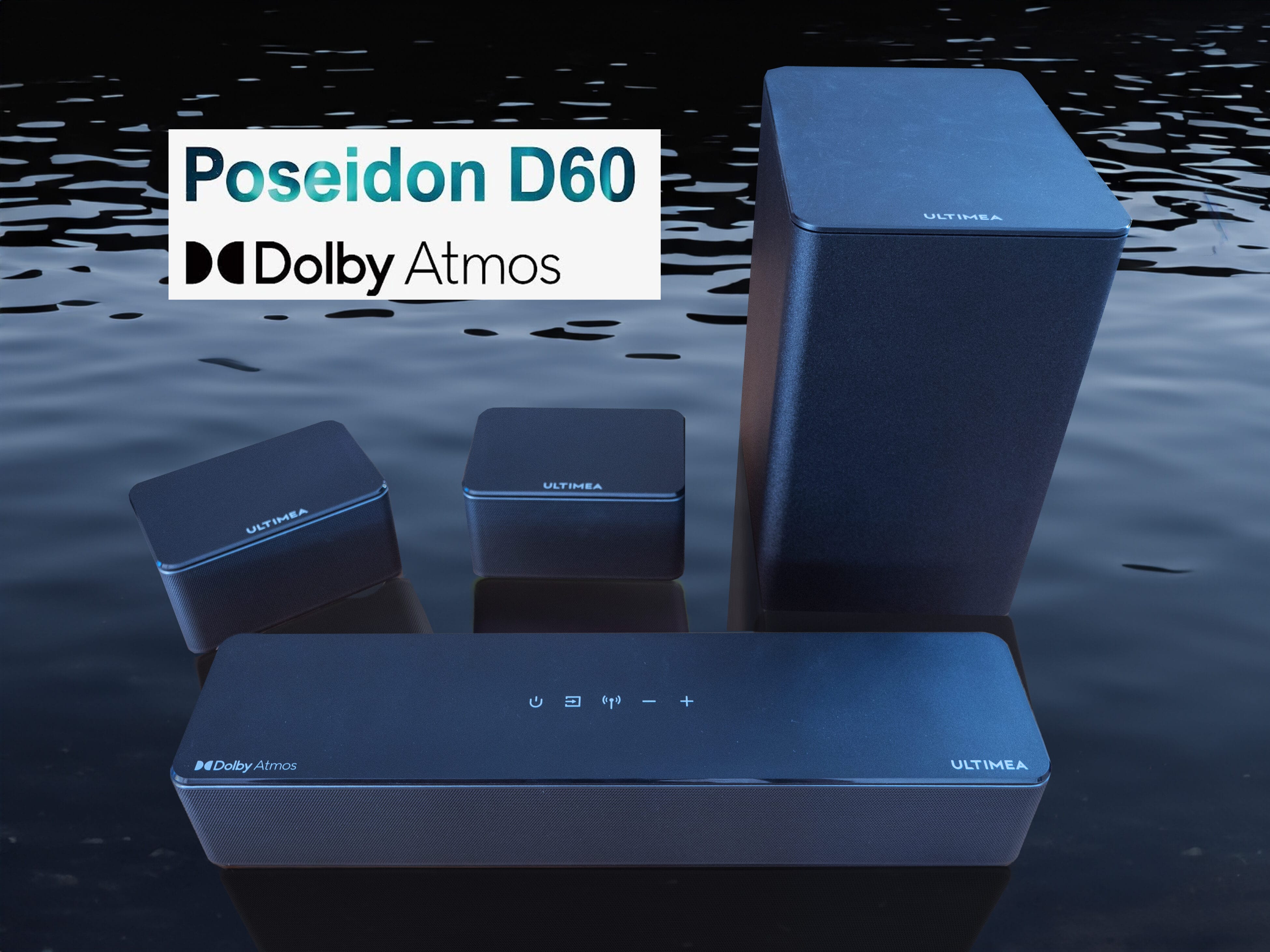 ULTIMEA U2520 Poseidon D60 5.1 Channel Dolby Atmos Soundbar User Manual