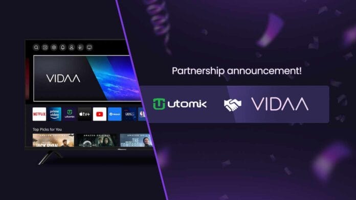 Utomik erreicht Smart-TVs mit der Plattform VIDAA.