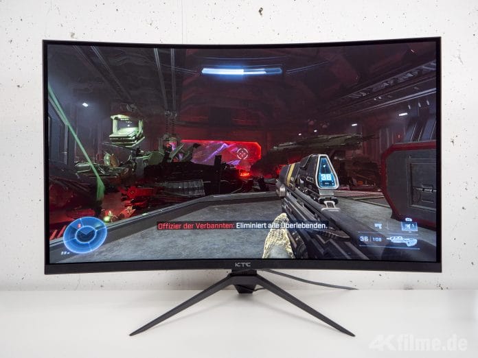 Halo Infinite auf dem KTC H32S17 WQHD-Curved-Gaming-Monitor