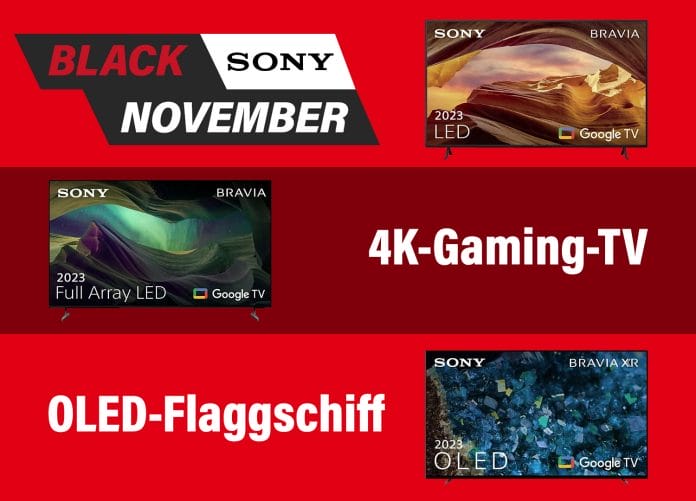 Sonys Black November-Deals: Beste Auswahl vom günstigen 4K-Einstieg bis zum erschwinglichen OLED TV