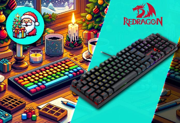 Gewinnspiel mit dem Redragon Rudra RGB-Gaming-Keyboard in unserem Adventskalender