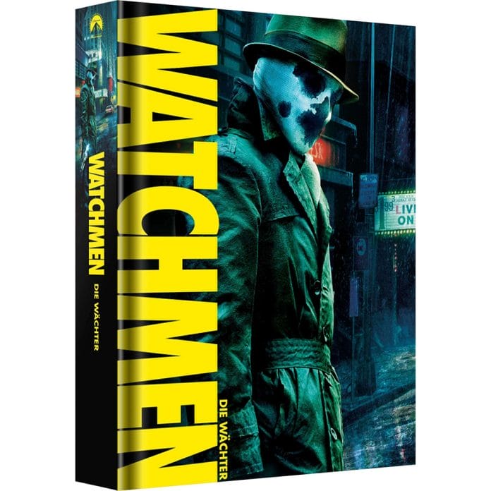So sieht das Watchmen 5-Disc-Mediabook (4K UHD Blu-ray) im Set aus