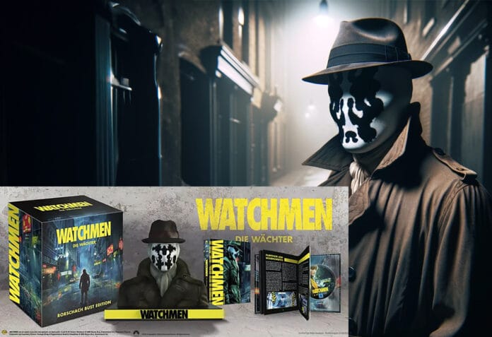 Watchmen in der 5-Disc-Limited-Edition inkl. 4K UHD Blu-ray und Rorschach-Büste!