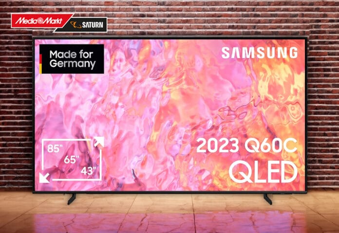 XXL-Fernseher von Samsung zum XS-Preis. Die Q60C 4k QLED TVs in 75 und 85 Zoll bis zu 35% reduziert