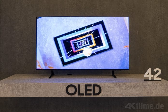 Der 42 Zoll 4K OLED von Samsung ist noch nicht bestätigt worden