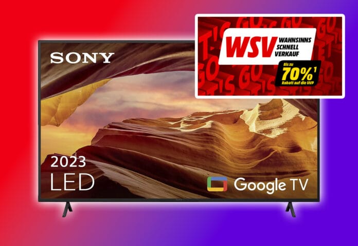 Eines der WSV-Highlights: Sony X75WL 4K-LCD-TV mit bis zu 29% Rabatt auf mediamarkt.de