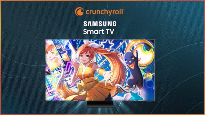 Crunchyroll erreicht als App die Smart-TVs von Samsung.